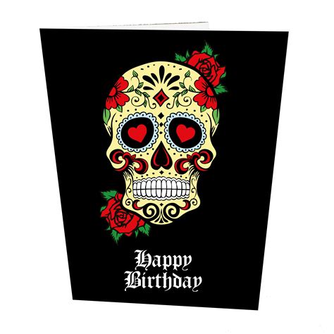 happy birthday skull images|happy birthday sugar skull images.